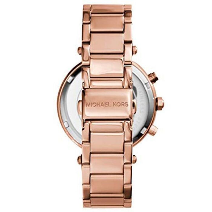 Michael Kors Ladies Parker Rose Gold Chronograph Watch - MK5491 - Image 2